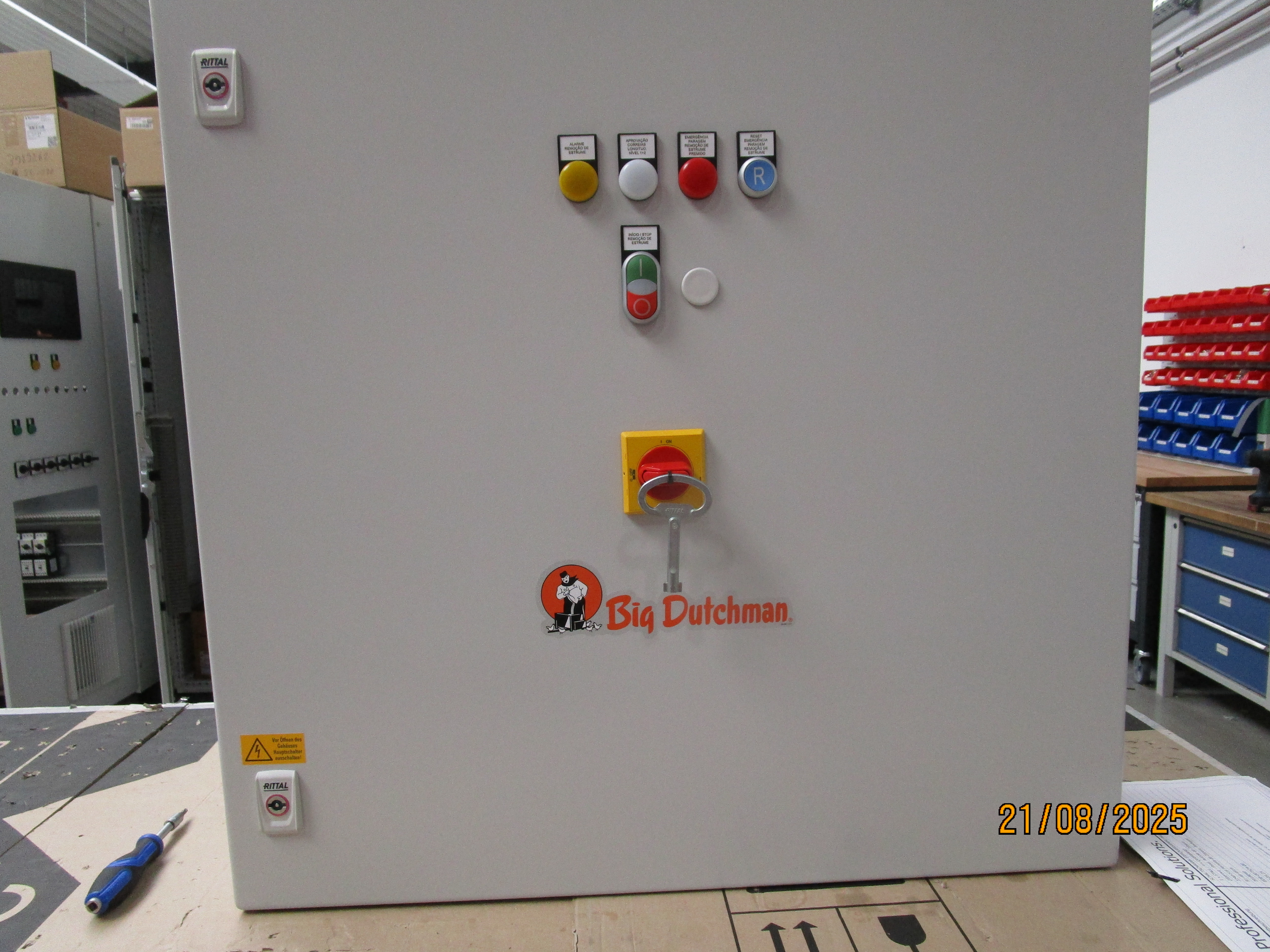 Control cabinet f/Zezerovo, manure removal, 1x high and cros